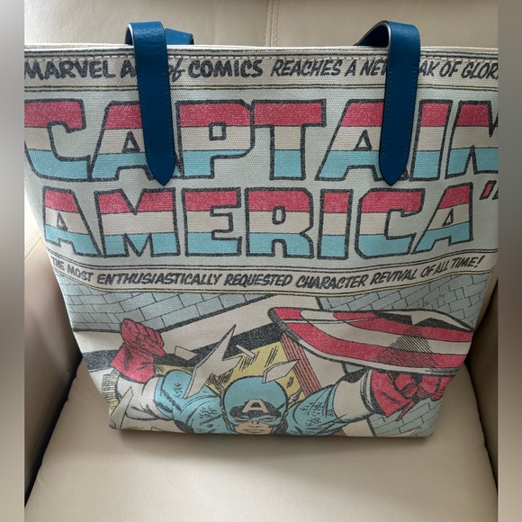 Coach Captain America Marvel Tote - Picture 5 of 5